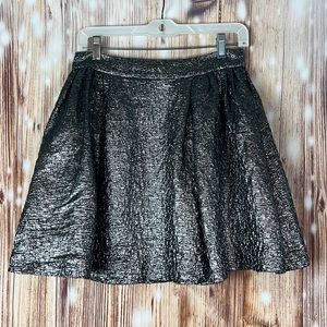 Kate Spade Metallic Flared Skater Mini Skirt 4